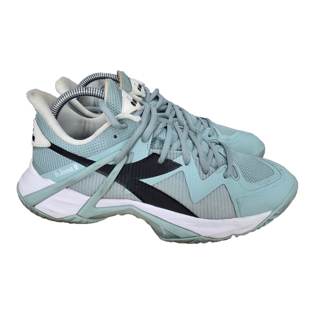 Diadora B.Icon 2 Tennis Shoes Womens 9.5 Blue Sneakers Pickleball Athletic D0849